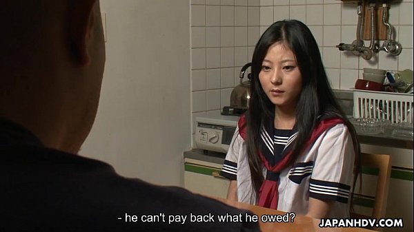 Asian teen clearing her father’s debt with sex