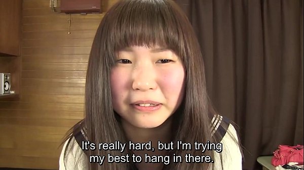 Subtitled Japanese schoolgirl pee desperation game in HD