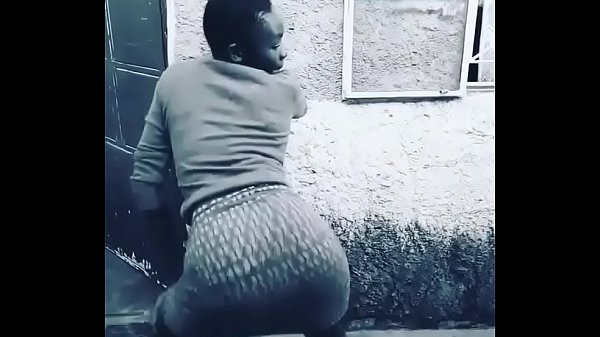 African young girl dance