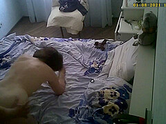 Cheating bitch wife doggy style caught on hidden camera